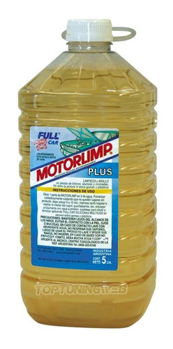 Imagen 2 de 11 de Limpia Motores Desengrasante Auto Motorlimp Plus Full Car