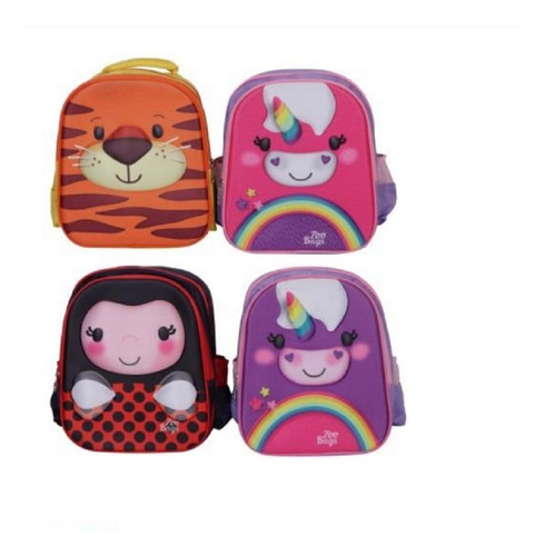 Mochila Infantil Animalitos Colores Surtidos