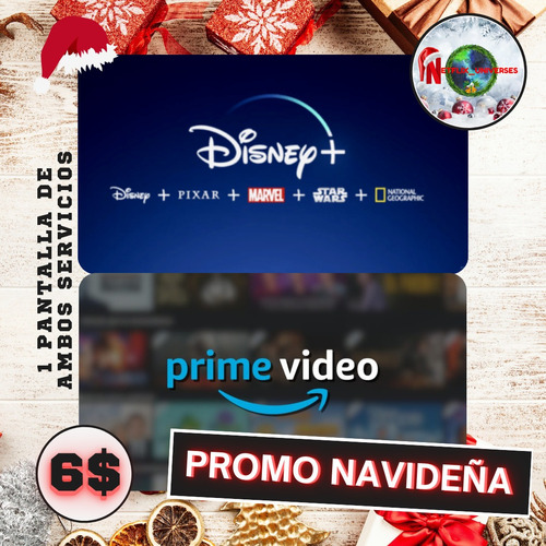 Cuentas Originales Netflix - Disney- Prime Video