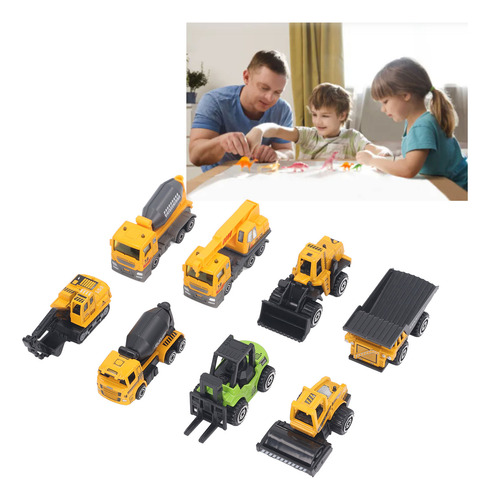 Juego De Juguetes Car Toys De 8 Piezas Para Camiones De Cons