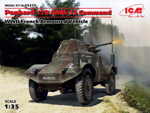 Panhard 178 Amd-35 Command  1/35   Icm  Envio Gratis