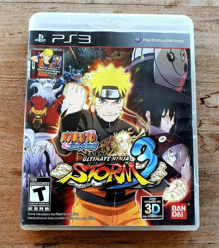 Naruto Shippuden Ultimate Ninja Storm 3 (mídia Física) - Ps3