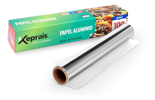 Papel Aluminio Modelo 100 Keprais (12 Pzas)