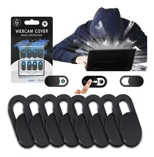 Cubre Webcam 8 Pack Cubierta Anti Espia Camara Con Tapa