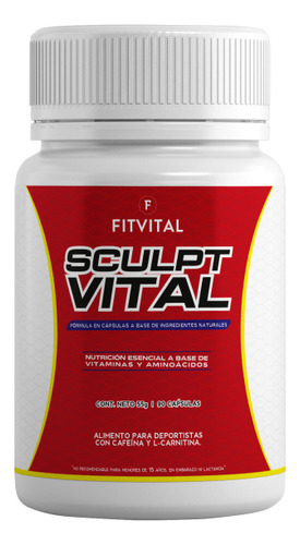 Quemador De Grasa Efectivo Lcarnitina + Multivitamínico - Sculptvital (90 Caps)