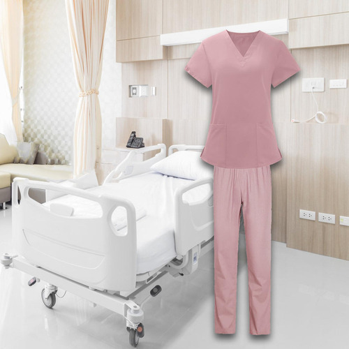 Conjunto De Uniformes De Enfermería Transpirables Para Mujer