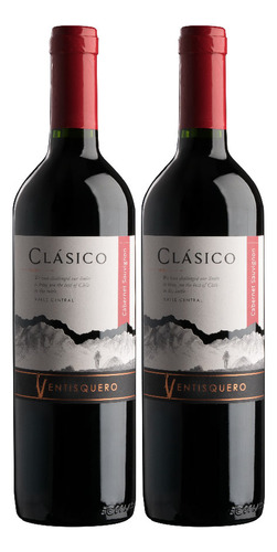Vino Ventisquero Clasico Cabernet 750ml X 2 Unidades
