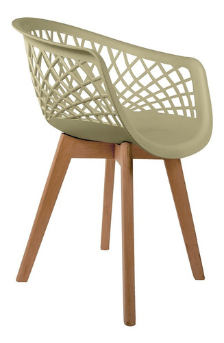 Imagem 2 de 4 de 5 Cadeiras Web Cloe Clarice Sidera Base Wood