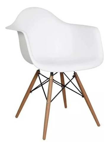 Silla Eames Butaca Negra Moderno Diseño Excelente Calidad