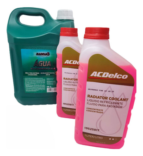 Kit Troca Sistema Arrefecimento Ac Delco Onix Prisma Celta