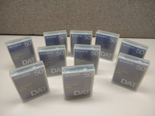 10 Pzs - Sony Dat Cassets De Audio Digital Modelo Pdp-50c