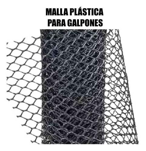 Malla Plástica Para Galpones 