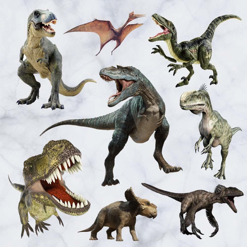 Vinilos Decorativos  3d Acuarela Dinosaurio Ni Vpd1