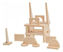 Comprar Bloques Construccion Ladrillos Armar Infantiles Madera X300 Cantidad De Piezas 300