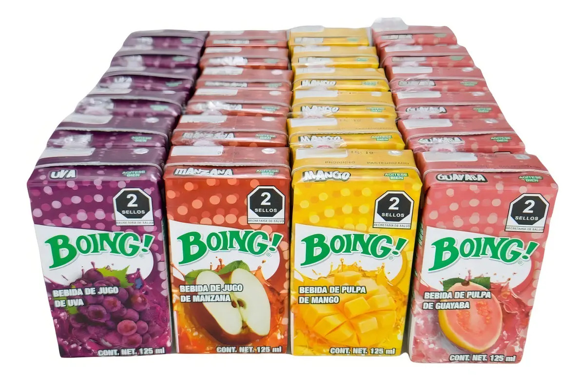 24pz Boing 125ml Tetrapack Néctar De Sabores Surtidos - Sm