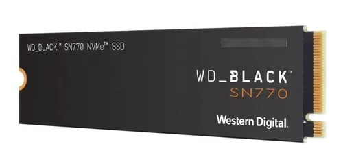 Disco Solido Ssd Wd Sn770 Nvme 2tb M.2 2280 Pci-e Gen4 X4 P Color Negro