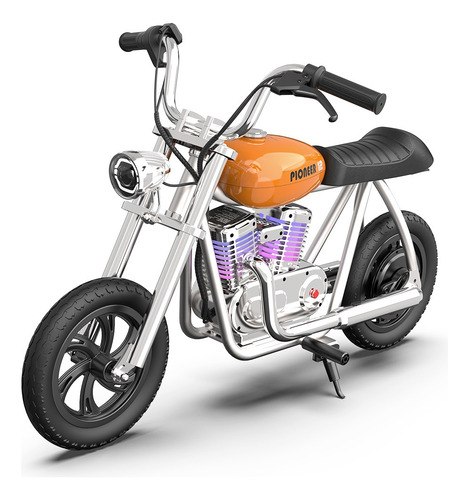 Moto Eléctrica Infantil Hyper Gogo Pioneer 12 Pro Color Naranja