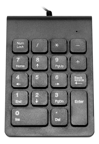 Teclado Numérico Con Cable Usb, Teclado Numérico, 18 Teclas