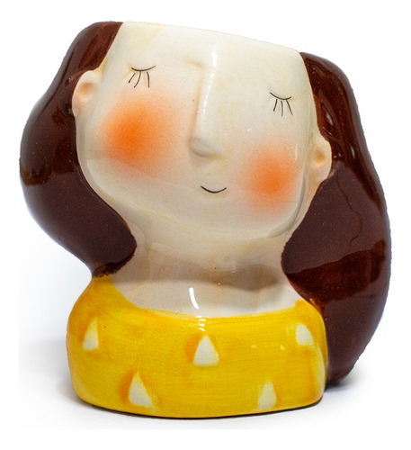Macetas Mini Lapiceros Ceramica Esmaltada Diseños De Mujeres