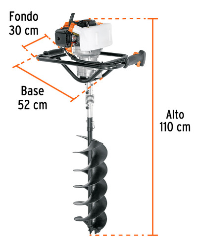 Ahoyadora/motoperforadora A Gasolina 1.9 Hp Truper 103204