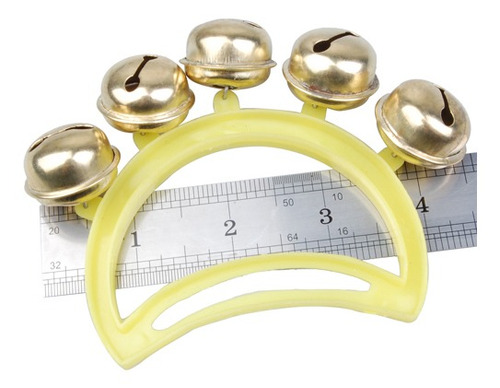 Jingle Percussion Hand Held Bells Handbell Kids Sonajeros