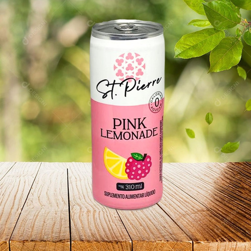 St Pierre Zero Pink Lemon 310ml C/12