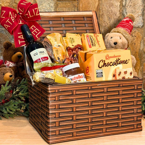 Kit Natalino Cesta De Natal 2022 Presente Com Caneca