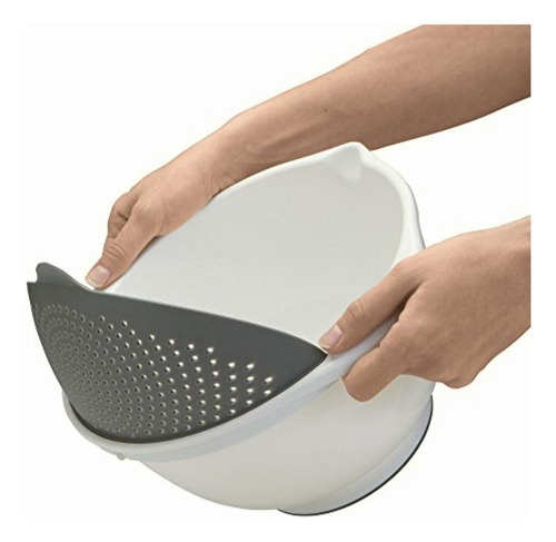 Metaltex 235112 Bowl Y Escurridor 2 En 1