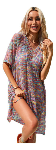 Salida De Playa Vestido Mujer Cover Up Cubre Bikini Pareos