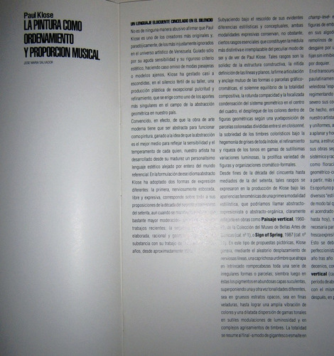 Imagen 5 de 6 de Paul Klose. Diez Años De Estructura 1980-1990. Catálogo.