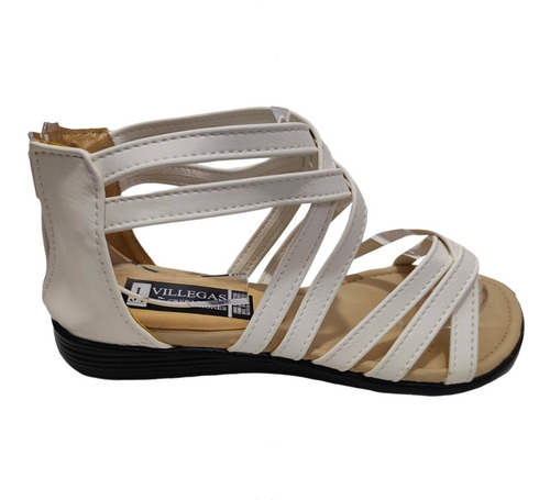 Sandalia Huarache Romano Talón Cierre Calzado Durable