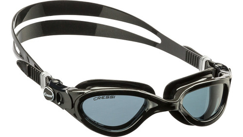 Goggles Cressi Flash Adultos Natacion !! Color Negro/lente Tinted