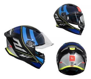 Casco Moto Gp Mt Helmets Stinger2 Doble Certificado Calidad