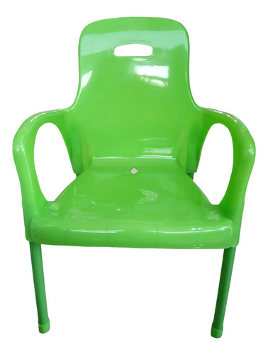 6 Sillones Infantiles Plastico Caño Apilable Isabella Envios