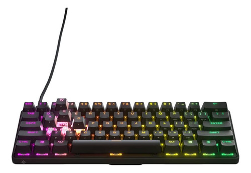 Teclado Steelseries Rgb Apex Pro Mini Com Fio Us Layout