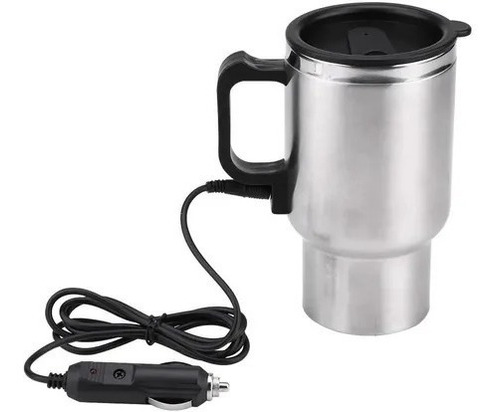 Vaso Taza Termo Electrica Portatil Para Auto Acero Inox 12v