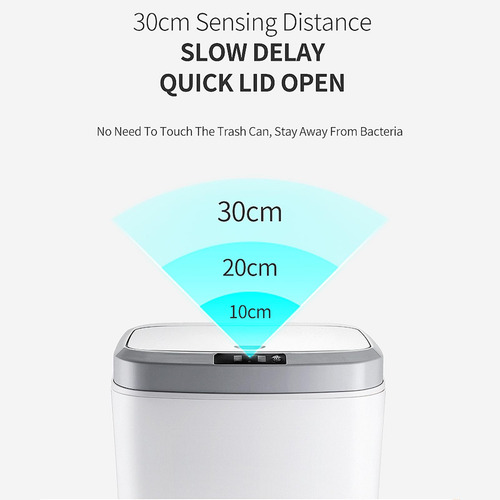 Contenedor De Basura Inteligente Con Sensor De Movimiento