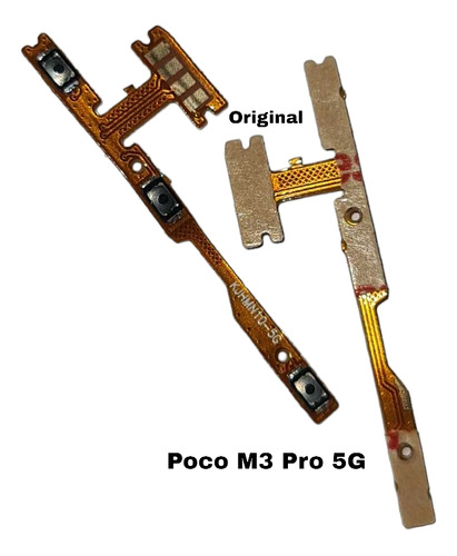 Flex Botón Power Volumen Para Poco M3 Pro 5g Calidad Origina