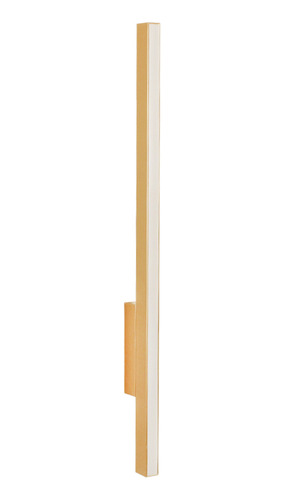 Arandela Led Linear 3000k 13w 60cm Alumínio Dourado Ar2106