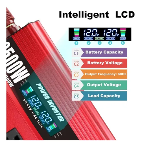 Inversor 12v A 110v 2500 Wts