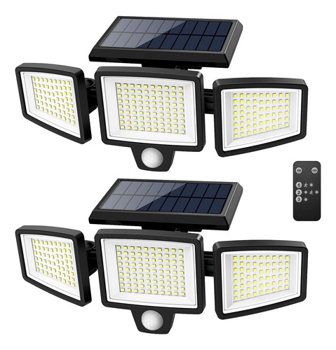 Tuffenough Solar Outdoor 2500lm 210 Led De Seguridad Con Con