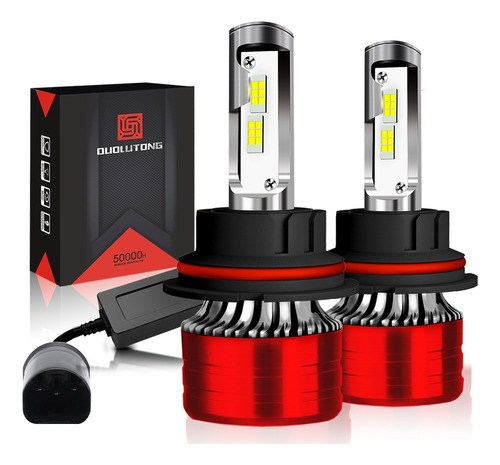 Kit De Faros Led H4 H13 9004 9007 Luz Alta Y Baja Canbus Csp