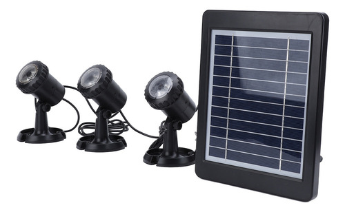 * Lámpara Solar Para Estanque 3 En 1, Rgb, Que Cambia De