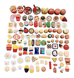 KIT COPA / COZINHA / COMIDAS / GULOSEIMAS / UTENSÍLIOS Diferentes  Miniaturas Para Barbie ! (10 Peças) por R$44,90