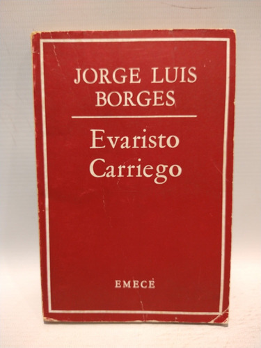 Evaristo Carriego Jorge Luis Borges Emece 