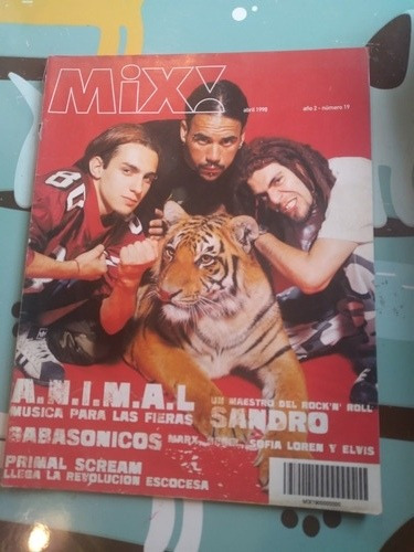 Revista Mix Sandro Babasonicos Los Abuelos 4 1998 N19