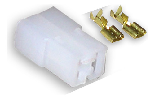 Conector Fastin Faston 2 Vías Macho O Hembra X 5