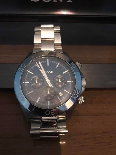 Relógio Fossil Retro Traveler Chronograph Fch2849/z