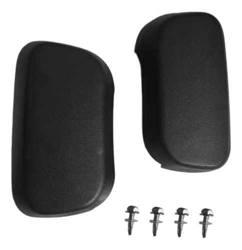 2x Auto Crew Cab Side Step End Caps/ 68193113aa Negro