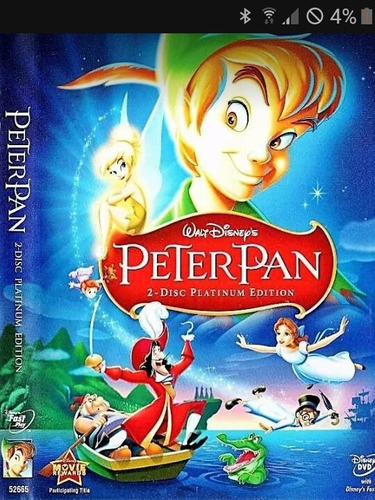 Walt Disney Peter Pan 2 Discos Dvd Edicion Especial Platino